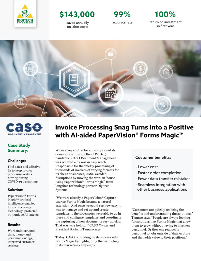 CASO Document Management Reseller Story - Digitech Systems