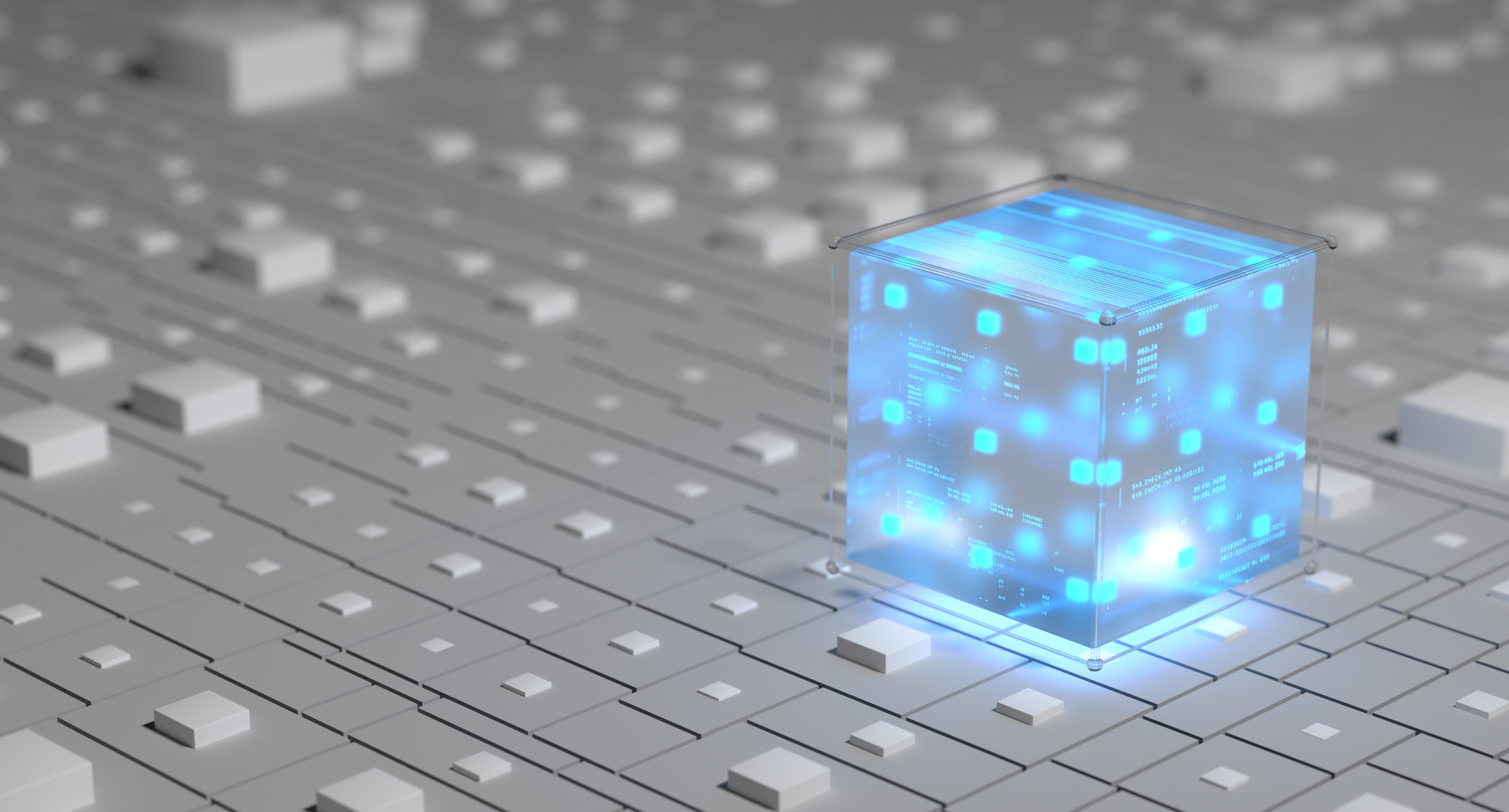 Blockchain data analytics data science technology concept