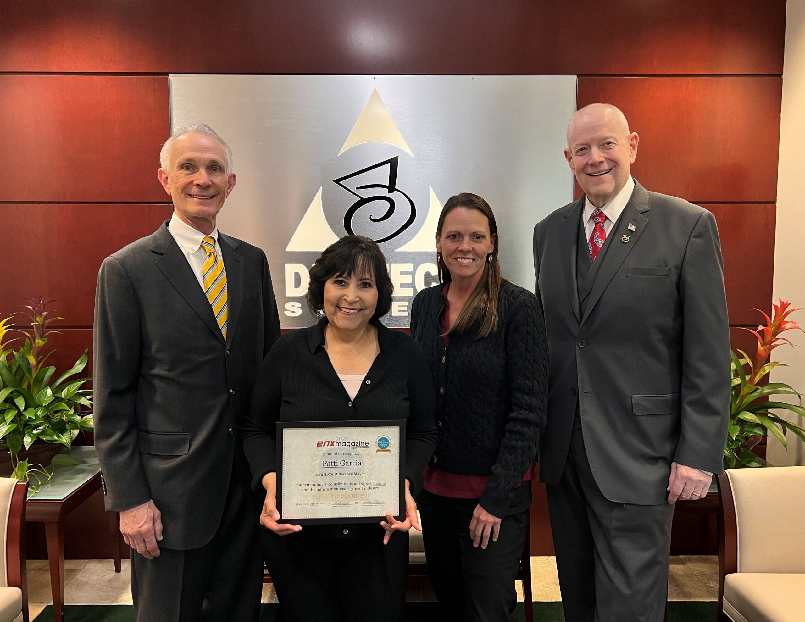 Patti receiving ENX award